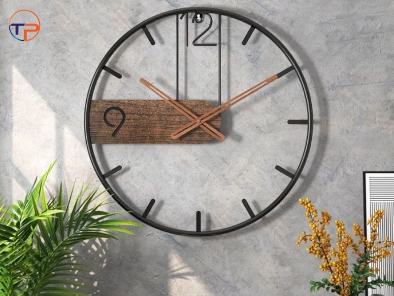 10+ Bí Quyết Trang Trí Phòng Khách Hiện Đại Và Tiện Nghi 15 Dong ho treo tuong