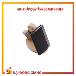 Hộp đựng thẻ da đen hình chữ nhật