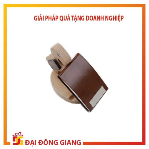 Hộp namecard brown custom logo