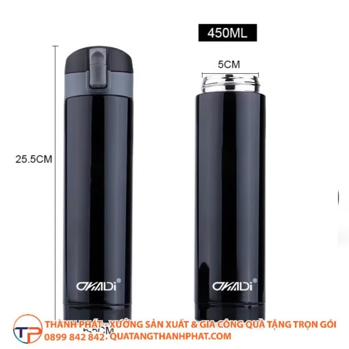 Bình giữ nhiệt blue sky phong cách nhật bản okadi  bgn18 - ảnh 3