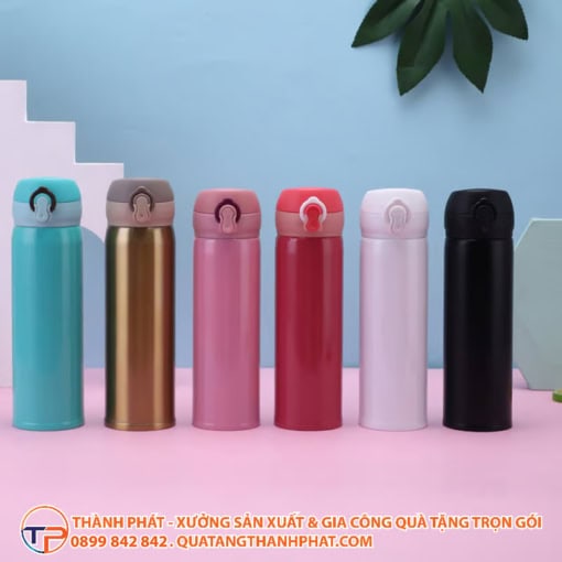Bình giữ nhiệt windy thanh lịch có nút ấn bgn16