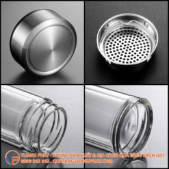 Bình Nước Thuỷ Tinh Có Lõi Lọc Trà Cao Cấp Bgn11 21 Binh pha tra giu nhiet thuy tinh cao cap tien dung