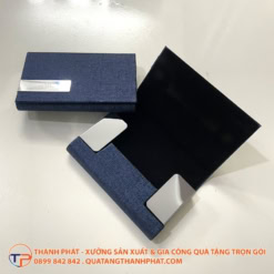Hộp Danh Thiếp Da Pu In Logo Doanh Nghiệp 20 Hop danh thiep da pu thoi trang 1