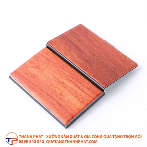 Hộp đựng thẻ kinh doanh bằng gỗ cao cấp bc02 - ảnh 4