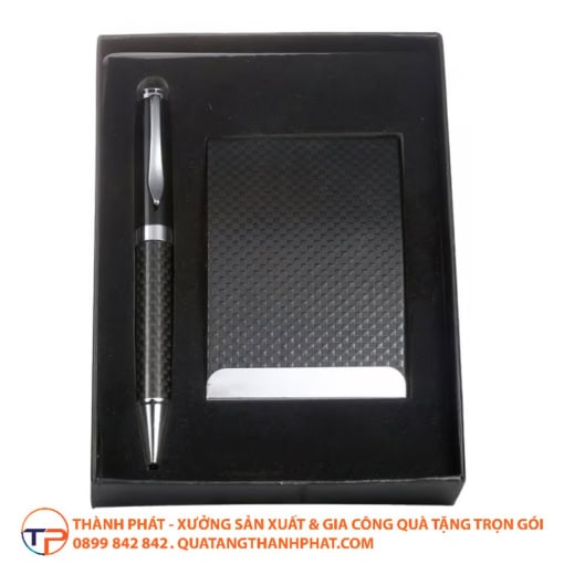 Hộp đựng thẻ tên vân sọc đen bc07 - ảnh 4