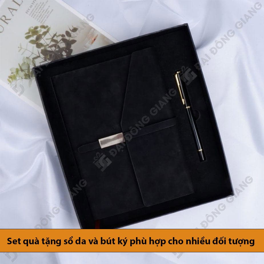 Set quà tặng sổ da và bút ký phù hợp cho nhiều đối tượng