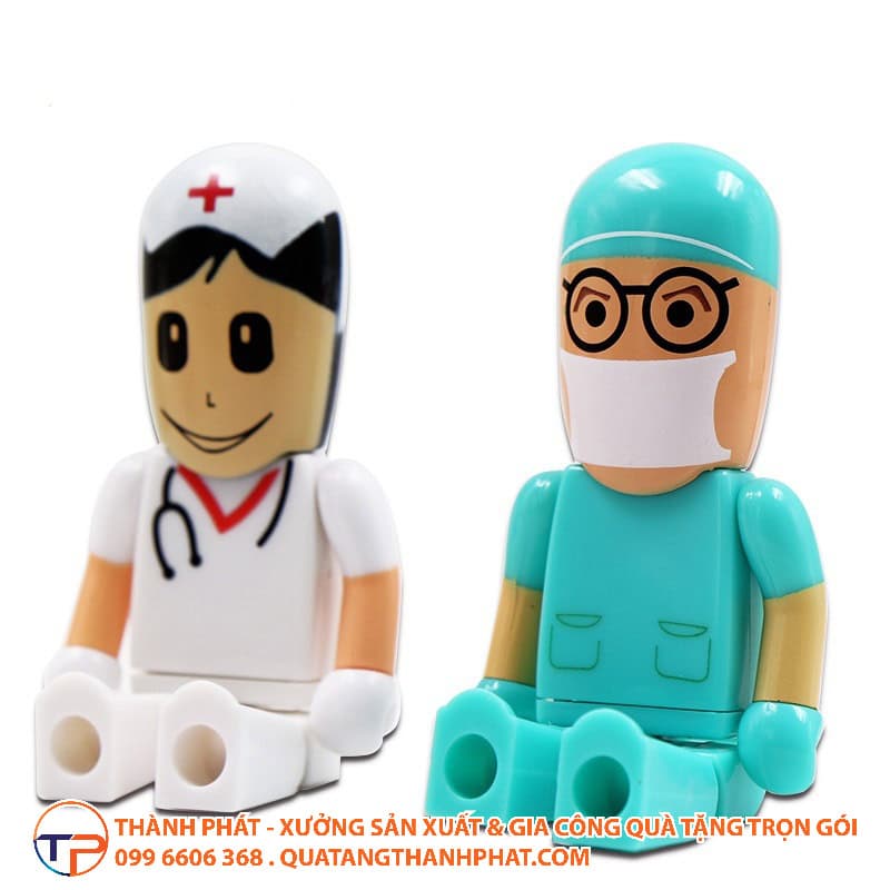 Usb thiet ke rieng hinh bac si lego da nang