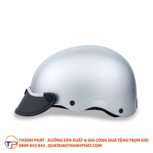 Nón bảo hiểm 1/2 in logo doanh nghiệp bh02