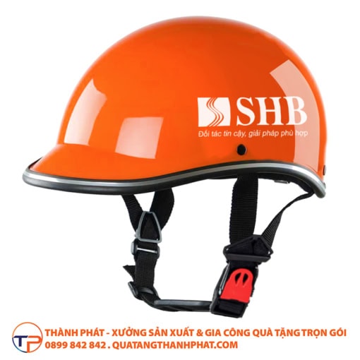 Nón bảo hiểm quảng cáo in logo bh01 - ảnh 2