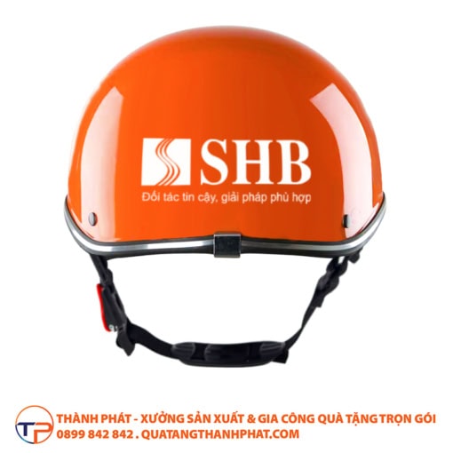 Nón bảo hiểm quảng cáo in logo bh01 - ảnh 3