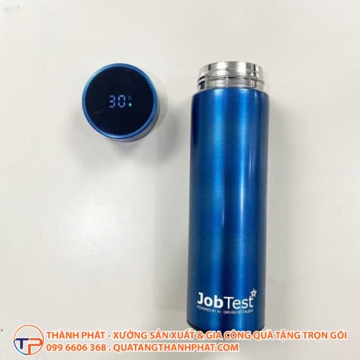 Bình giữ nhiệt hiển thị nhiệt độ okadi in logo theo yêu cầu bgn26 - hình ảnh 3