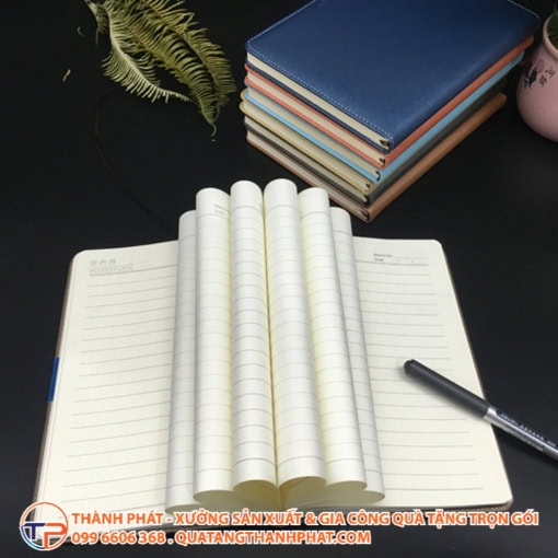 Sổ tay đơn giản giả da pu highlights - ảnh 4