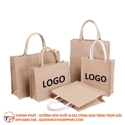 Túi vải đay linen cao cấp in ấn logo tv01 - ảnh 4