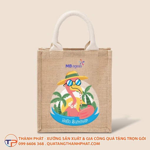 Túi vải đay linen cao cấp in ấn logo tv01 - ảnh 5