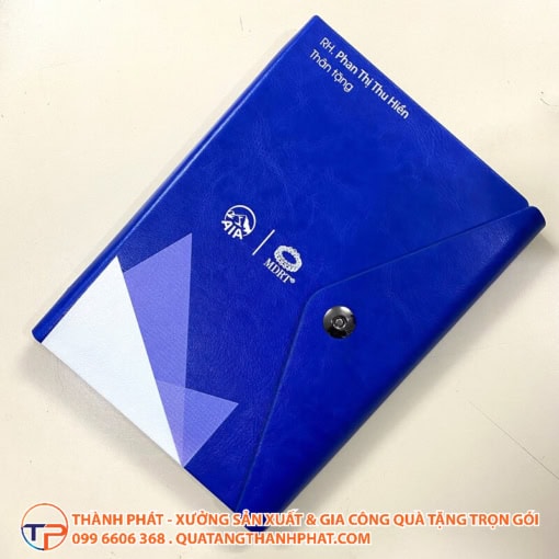 Sổ da nam châm in logo the wind - ảnh 6