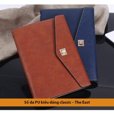 Sổ da pu kiểu dáng classic – the east