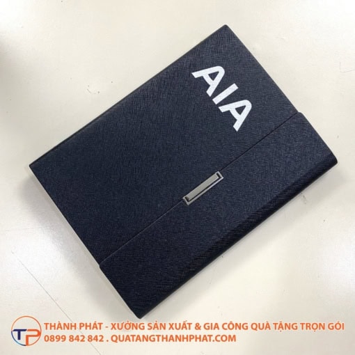 Sổ tay da cao cấp có khe để thẻ leader