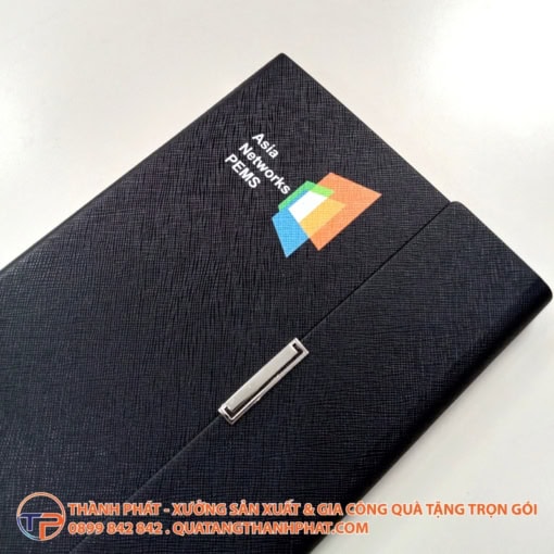 Sổ tay da cao cấp có khe để thẻ leader - ảnh 2