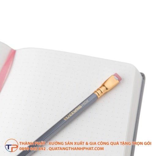 Sổ tay da in chìm logo cao cấp active - ảnh 2