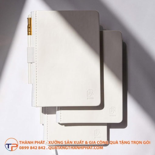 Sổ tay da in chìm logo cao cấp active - ảnh 9