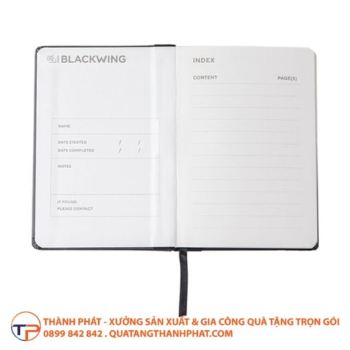 Sổ tay da in chìm logo cao cấp active - ảnh 8