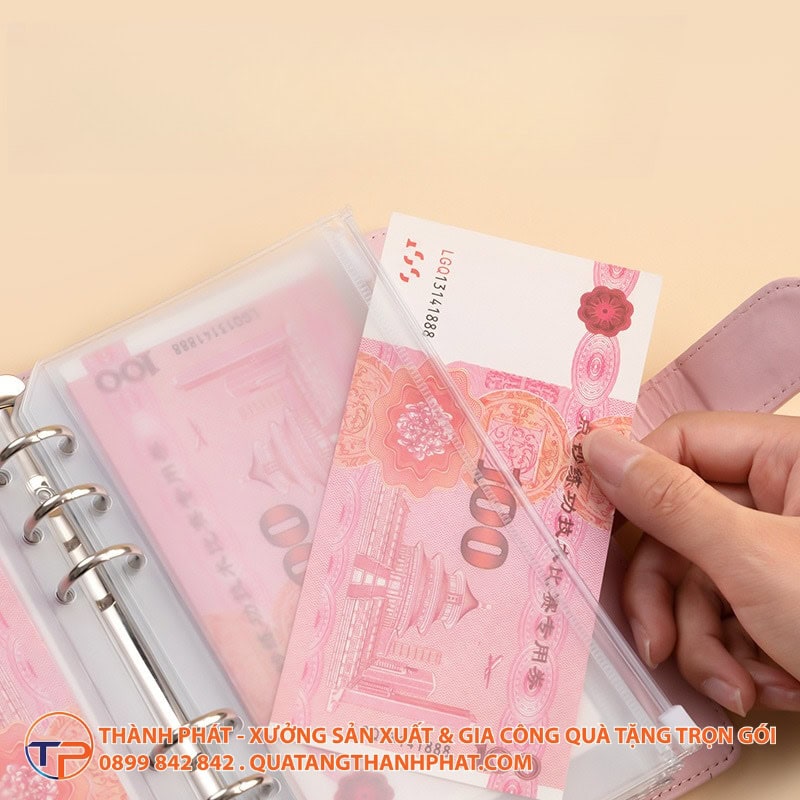 Sổ Tay Da Màu Pastel Có Ngăn Đa Năng Abunden 14 Sổ tay da màu pastel có ngăn đa năng abunden - ảnh 6