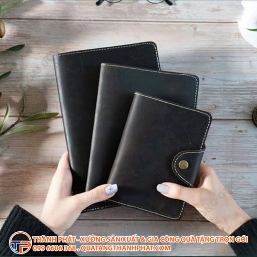 Sổ tay da thật cao cấp có khe để thẻ trustly