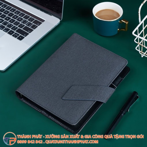 Sổ tay da thật cao cấp có khe để thẻ trustly - ảnh 5