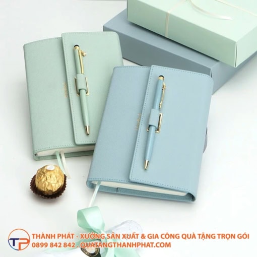 Sổ tay màu pastel có khe để thẻ the wings - ảnh 5