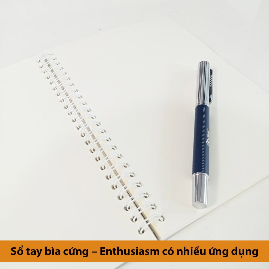 Sổ tay bìa cứng – enthusiasm có nhiều ứng dụng