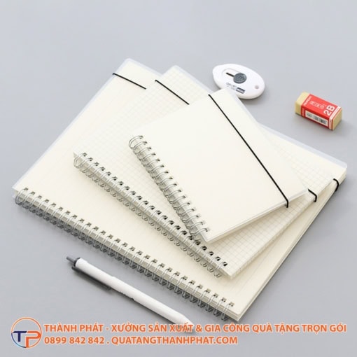 Sổ tay bìa cứng sang trọng milky