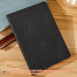 Sổ Tay Bìa Da Wood Grain 21 So tay bia da wood grain thoi trang