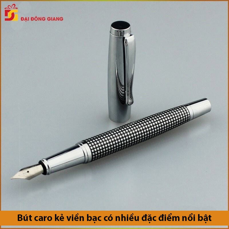 Bút caro kẻ viền bạc có nhiều đặc điểm nổi bật