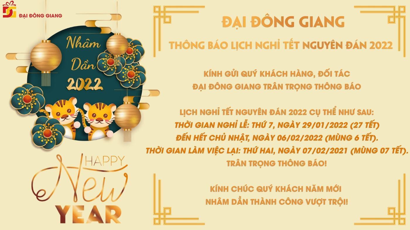 Thong bao nghi tet 2022