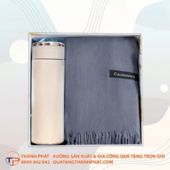 Bộ Quà Tặng Pretty: Bình Giữ Nhiệt Và Khăn 13 Bộ quà tặng pretty: bình giữ nhiệt và khăn - ảnh 2