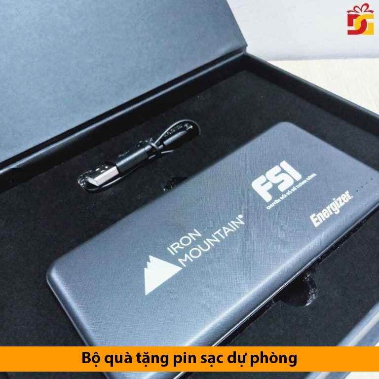 Bộ quà tặng pin sạc dự phòng