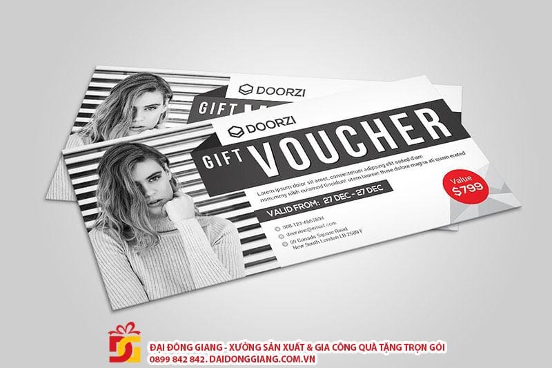 Mẫu voucher thời trang