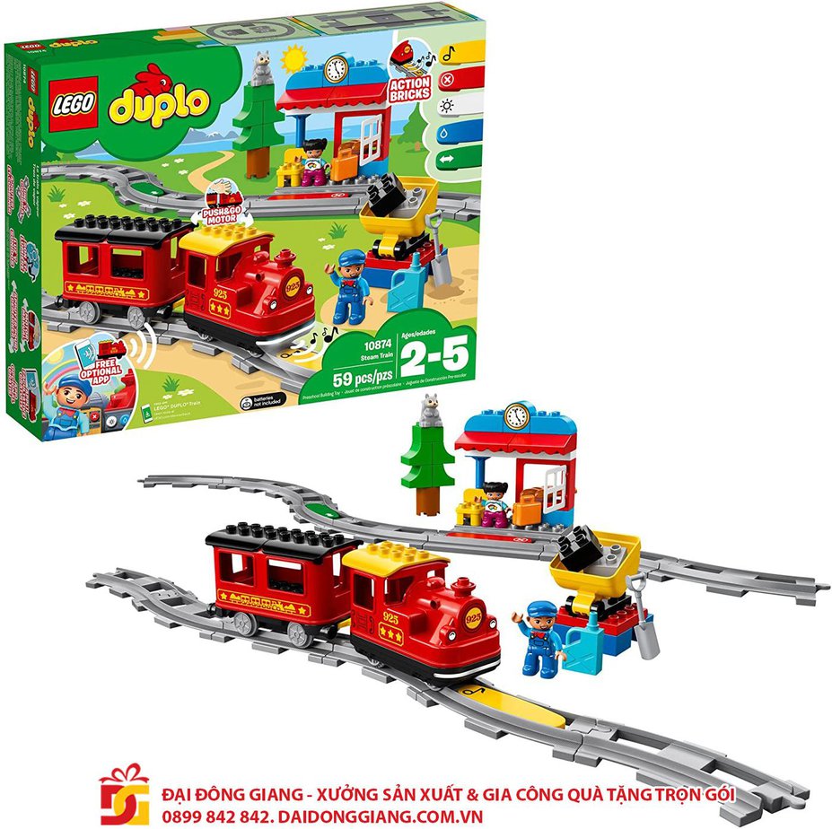 Tàu hành động lego duplo