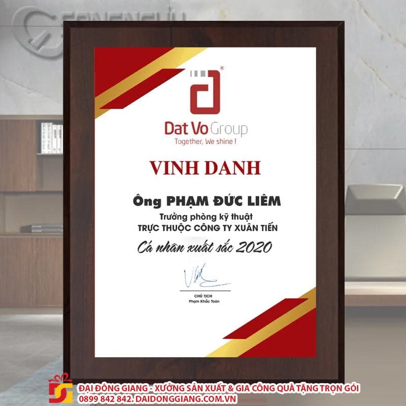 Bảng vinh danh giúp khuyến khích thành viên tiếp tục đóng góp tích cực cho công ty