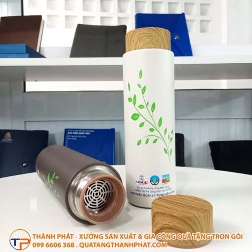 Bình giữ nhiệt in logo  vfbc  bgn36 - ảnh 2