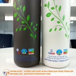 Binh giu nhiet in logo vfbc in an