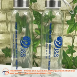 Bình Thủy Tinh Nắp Có Dây In Logo Bt05 15 Bình thủy tinh nắp có dây in logo bt05 - ảnh 4