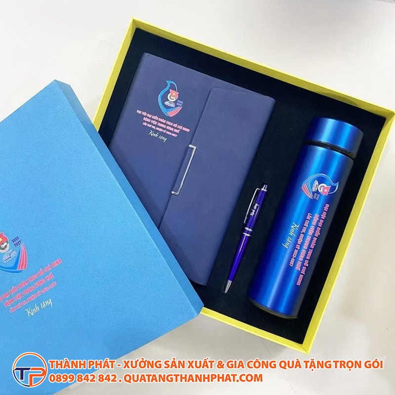 Bộ Quà Tặng Cho Giới Văn Phòng Gs65 18 Bo qua van phong in logo