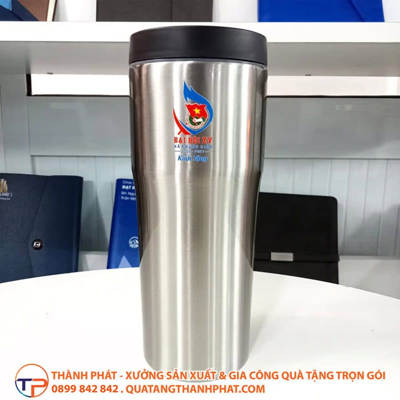 Cốc Giữ Nhiệt In Logo Đại Hội Bgn37 4 Cốc giữ nhiệt in logo  đại hội  bgn37