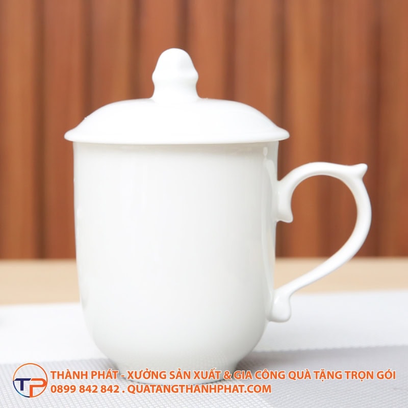 Ly Sứ Có Nắp In Logo Ls03 23 Ly su co nap in logo sang trong