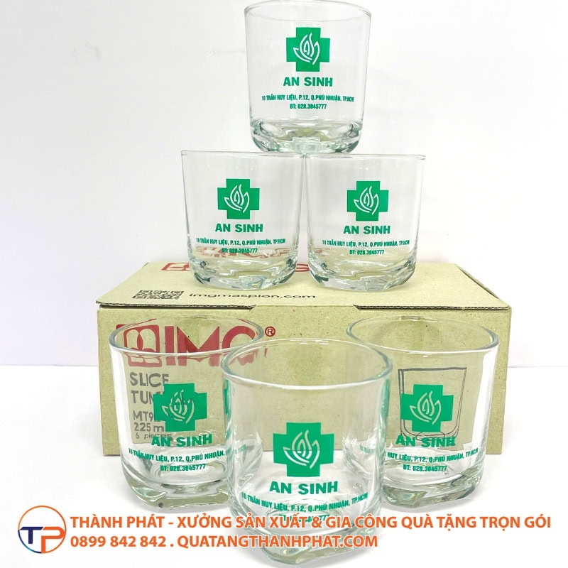 Ly Thủy Tinh Bầu Lùn In Logo Lt07 13 Ly thuy tinh bau lun in logo cao cap 1