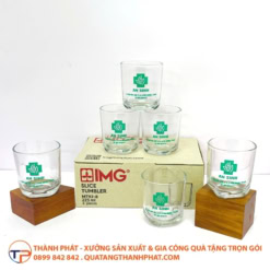 Ly Thủy Tinh Bầu Lùn In Logo Lt07 11 Ly thuy tinh bau lun in logo tinh te 1