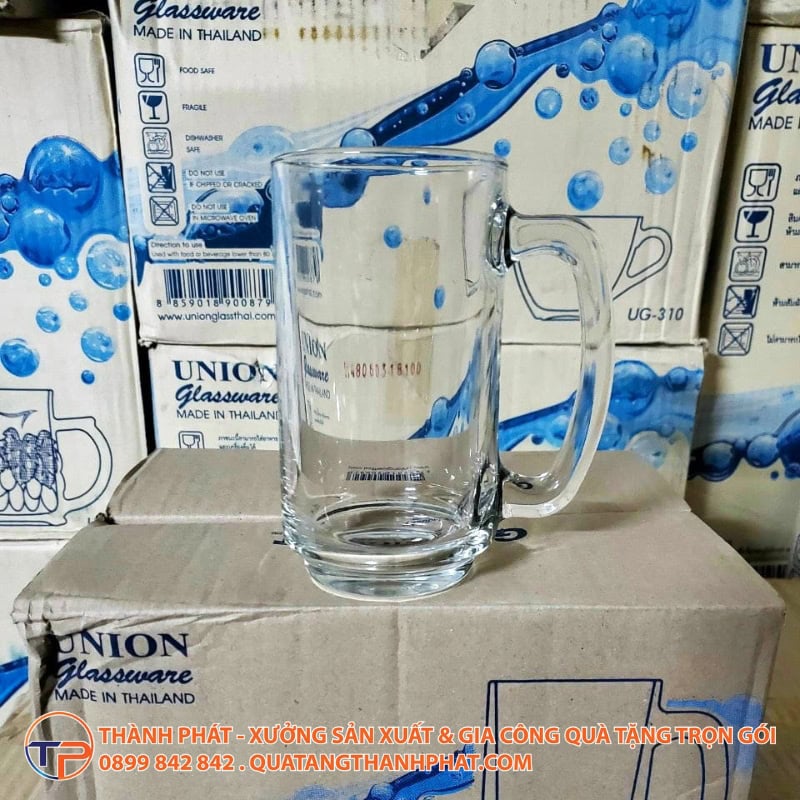 Ly Thủy Tinh Bầu Trung In Logo Lt08 8 Ly thủy tinh bầu trung in logo lt08 - ảnh 3