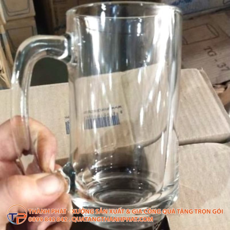 Ly Thủy Tinh Bầu Trung In Logo Lt08 19 Ly thuy tinh bau trung tien dung sang trong