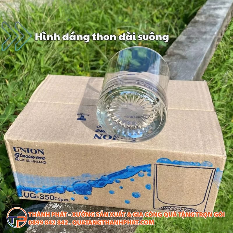 Bộ Ly Thủy Tinh 6 Cái In Logo Lt02 7 Bộ ly thủy tinh 6 cái in logo lt02 - ảnh 2